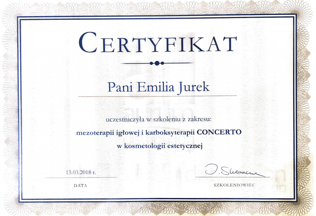 Certyfikat – 25