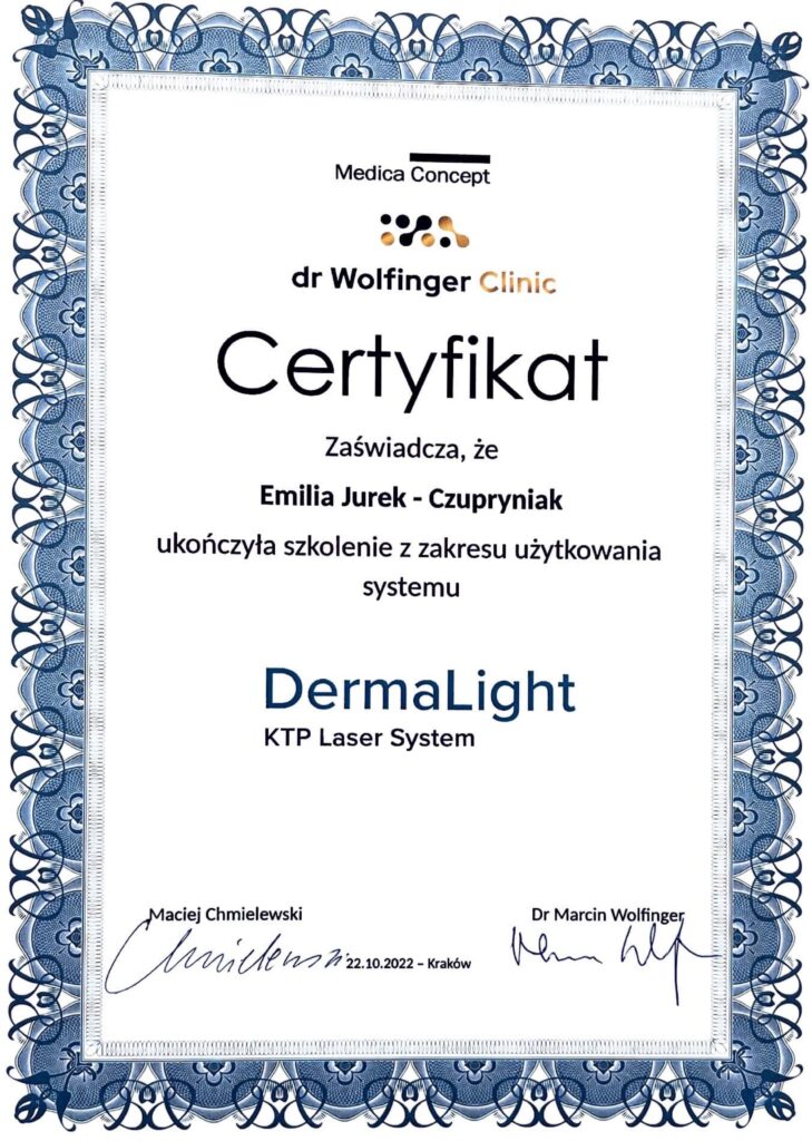 Certyfikat – 1